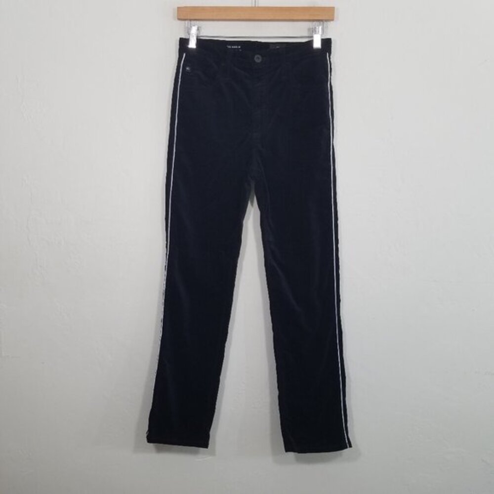 Ag Adriano Goldschmied The Isabelle High Rise Straight Crop Stretch Pants 26